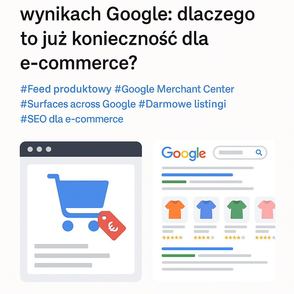 Feed produktowy w organicznych wynikach Google: dlaczego to już konieczność dla e-commerce?